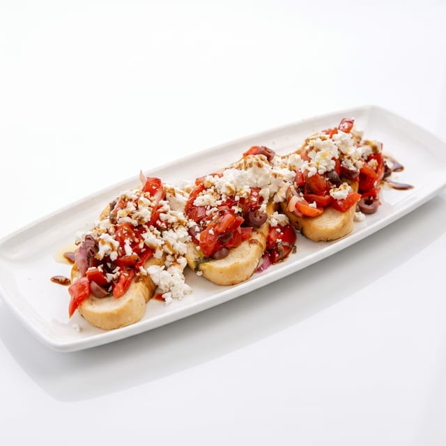 Greek Bruschetta.