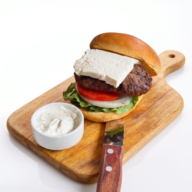 Greek Burger.
