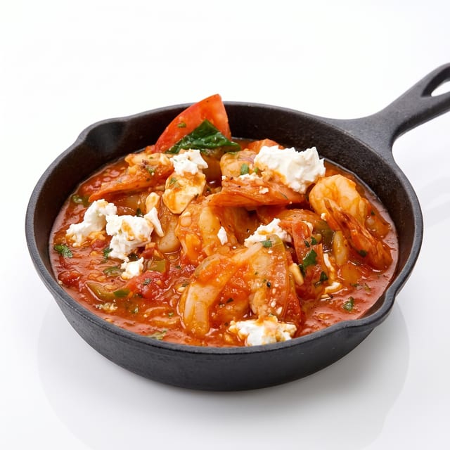 Shrimp Saganaki.