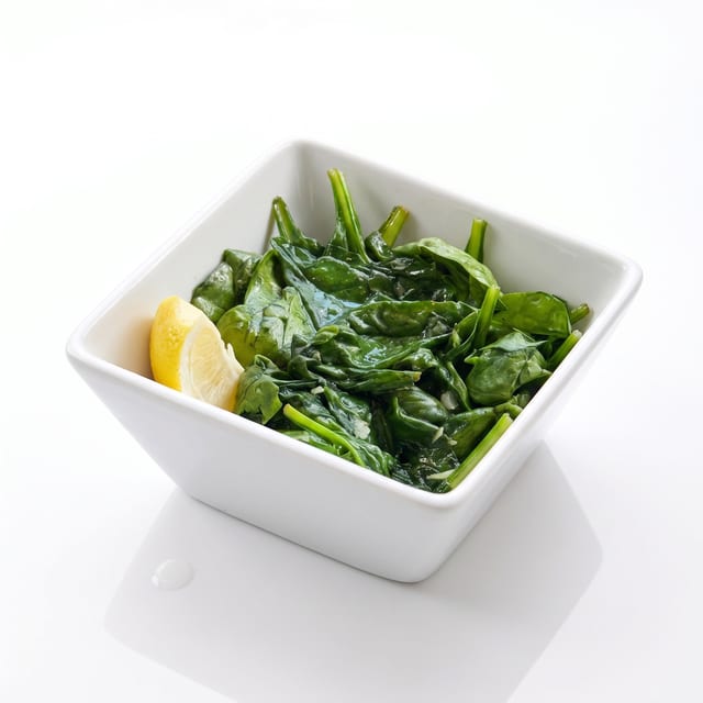 Sautéed Spinach.