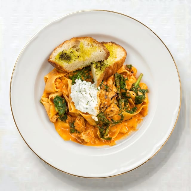 Chicken Spanaki.